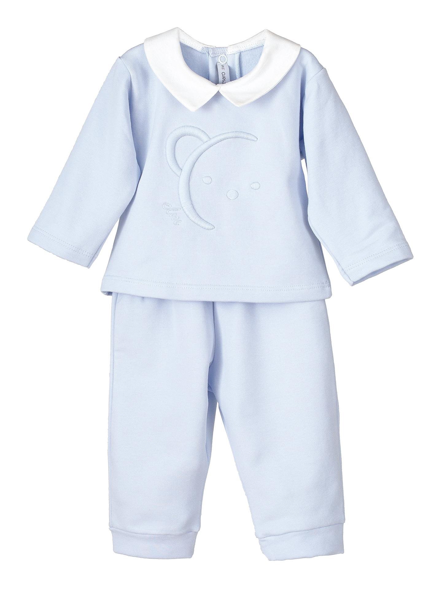 Calamaro Baby Boys Blue Two Piece Set