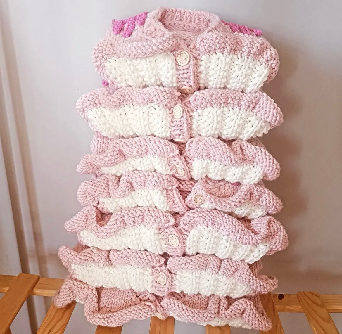 Handmade Pink Cupcake Cardigan