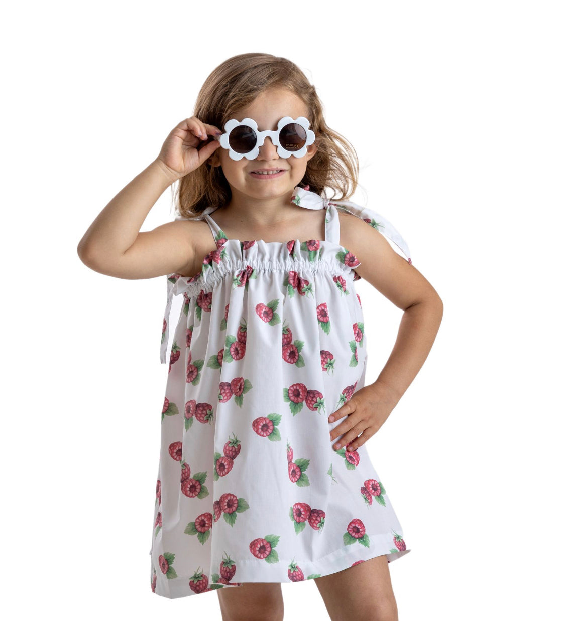 Meia Pata Cotton Raspberry Beach Dress
