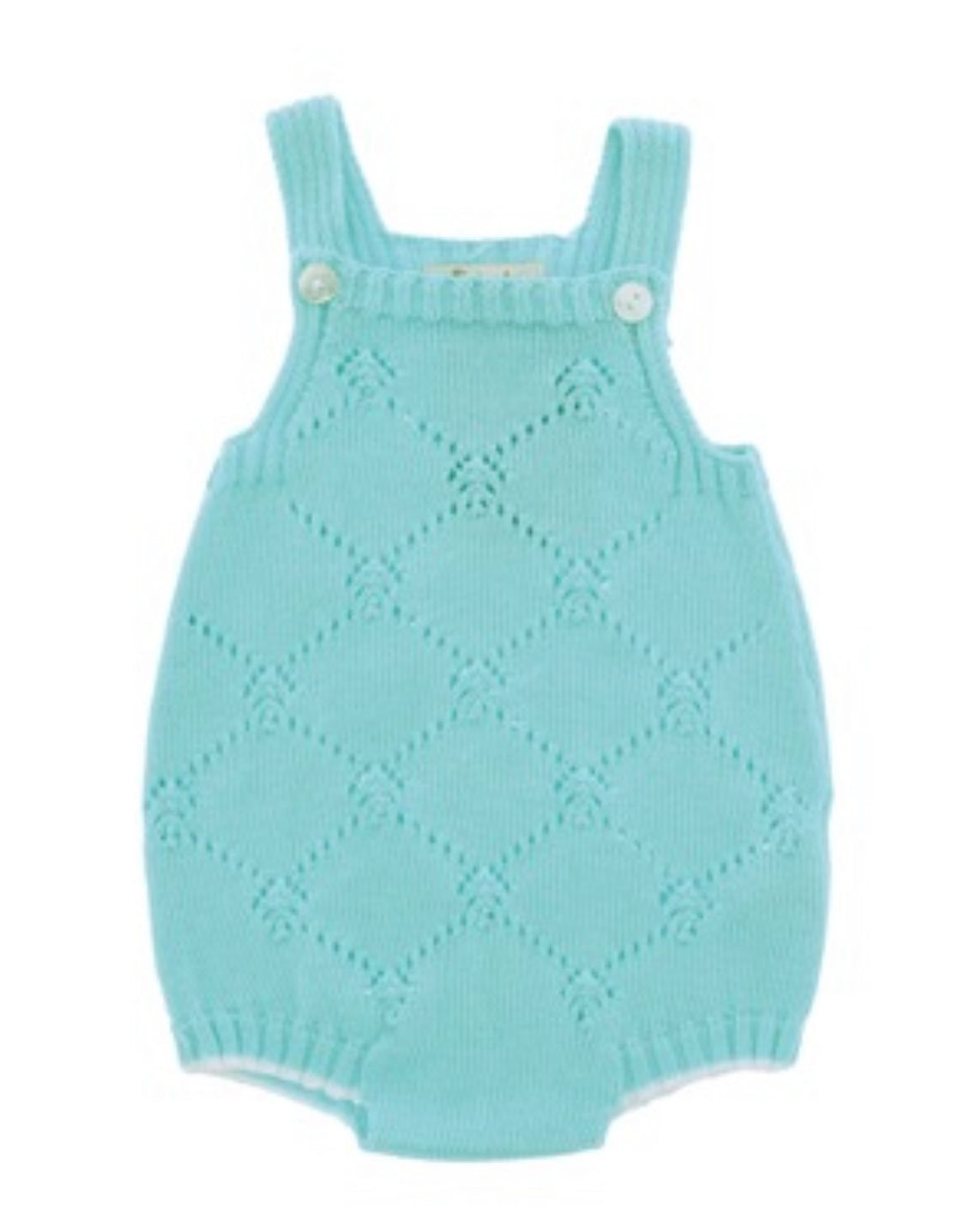 Babydif Green Spanish Knit Romper
