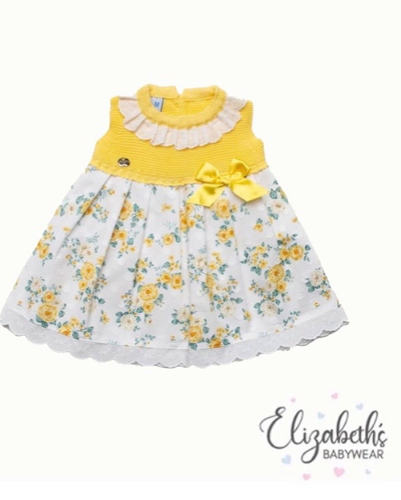 Julianna Yellow and Floral Dress