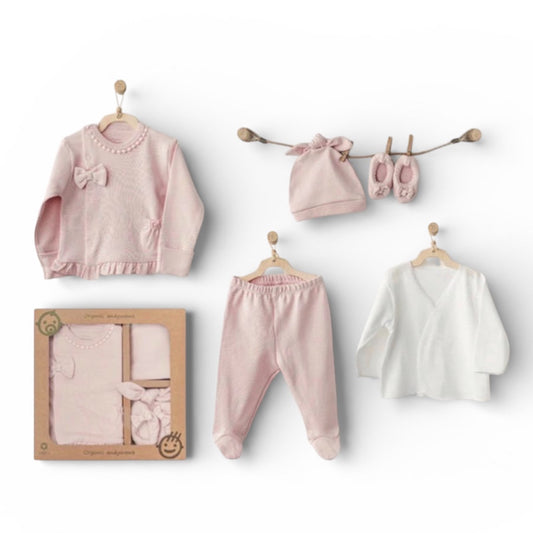 Pink Five Piece Baby Boxed Set