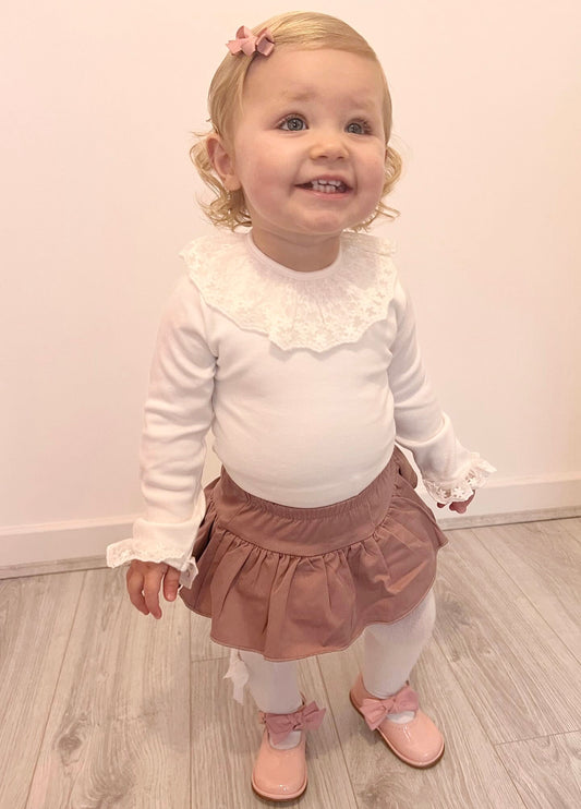 Calamarobaby Jam Pants & Cream Vest Top