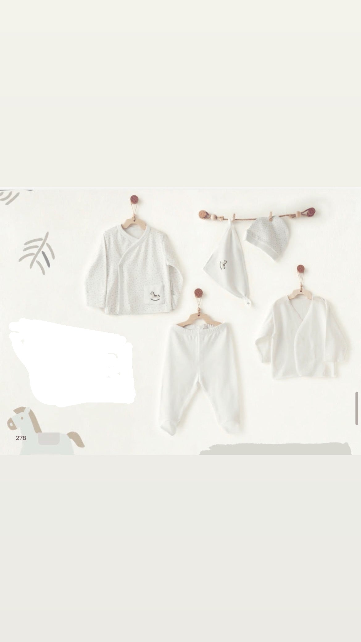 Five Piece Organic Cotton Boxed Set