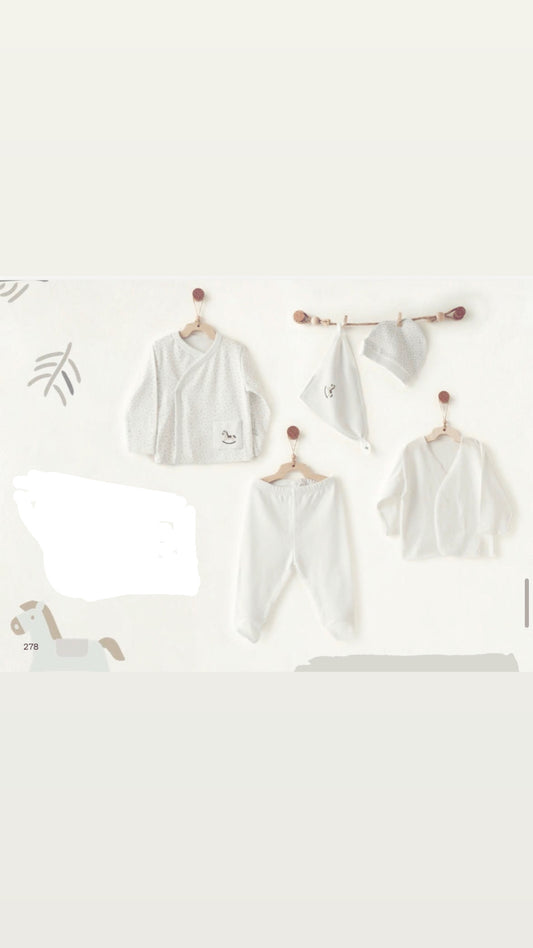 Five Piece Organic Cotton Boxed Set