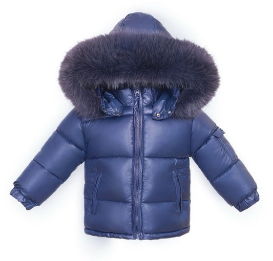 Navy Padded Coat
