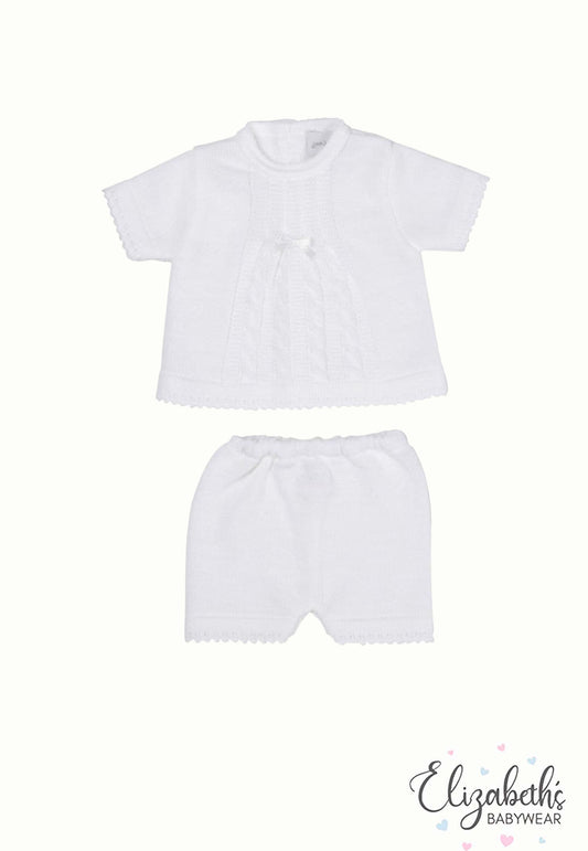 Dandelion Button Knitted Top & Shorts