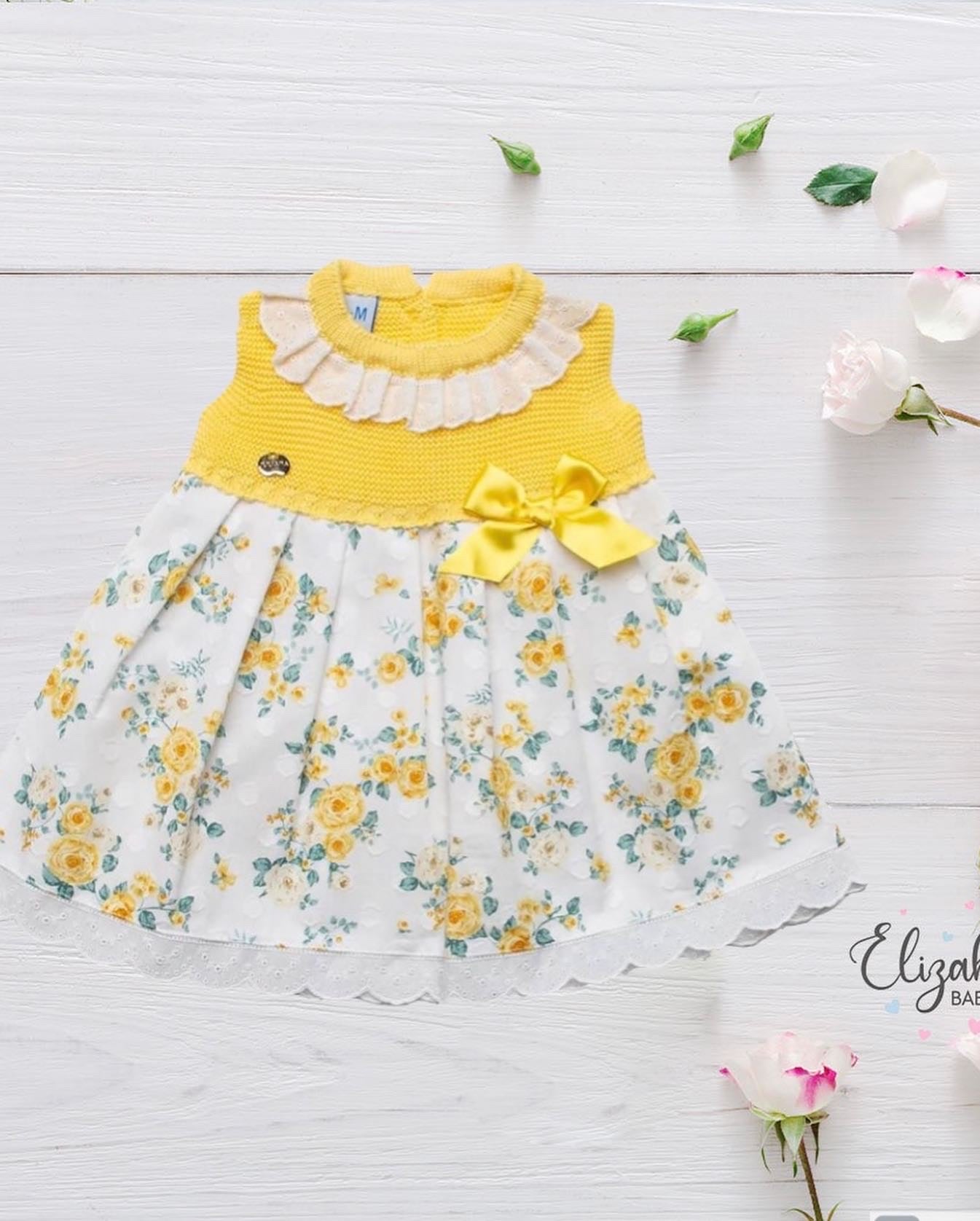 Julianna Yellow and Floral Dress