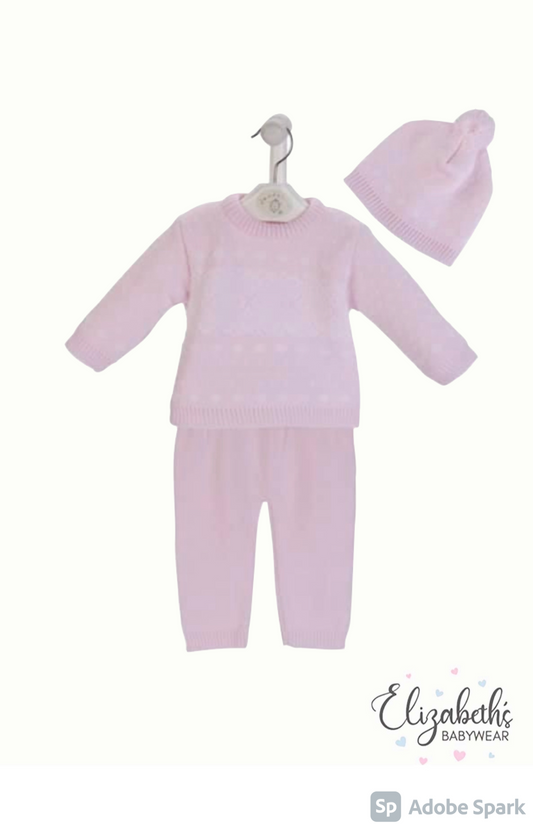 Dandelion Three Piece Woollen Ski Set