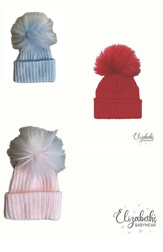 Single Pom Pom Hat