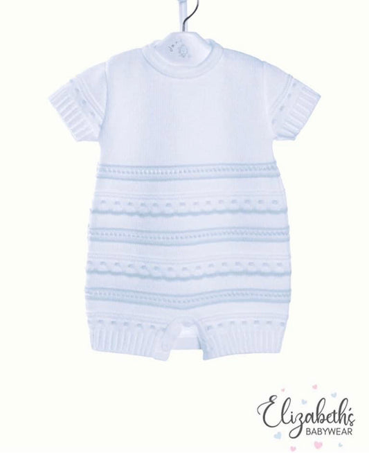Dandelion Boys Stripey Knitted Romper